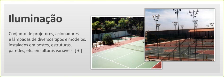 Iluminação para quadras esportivas